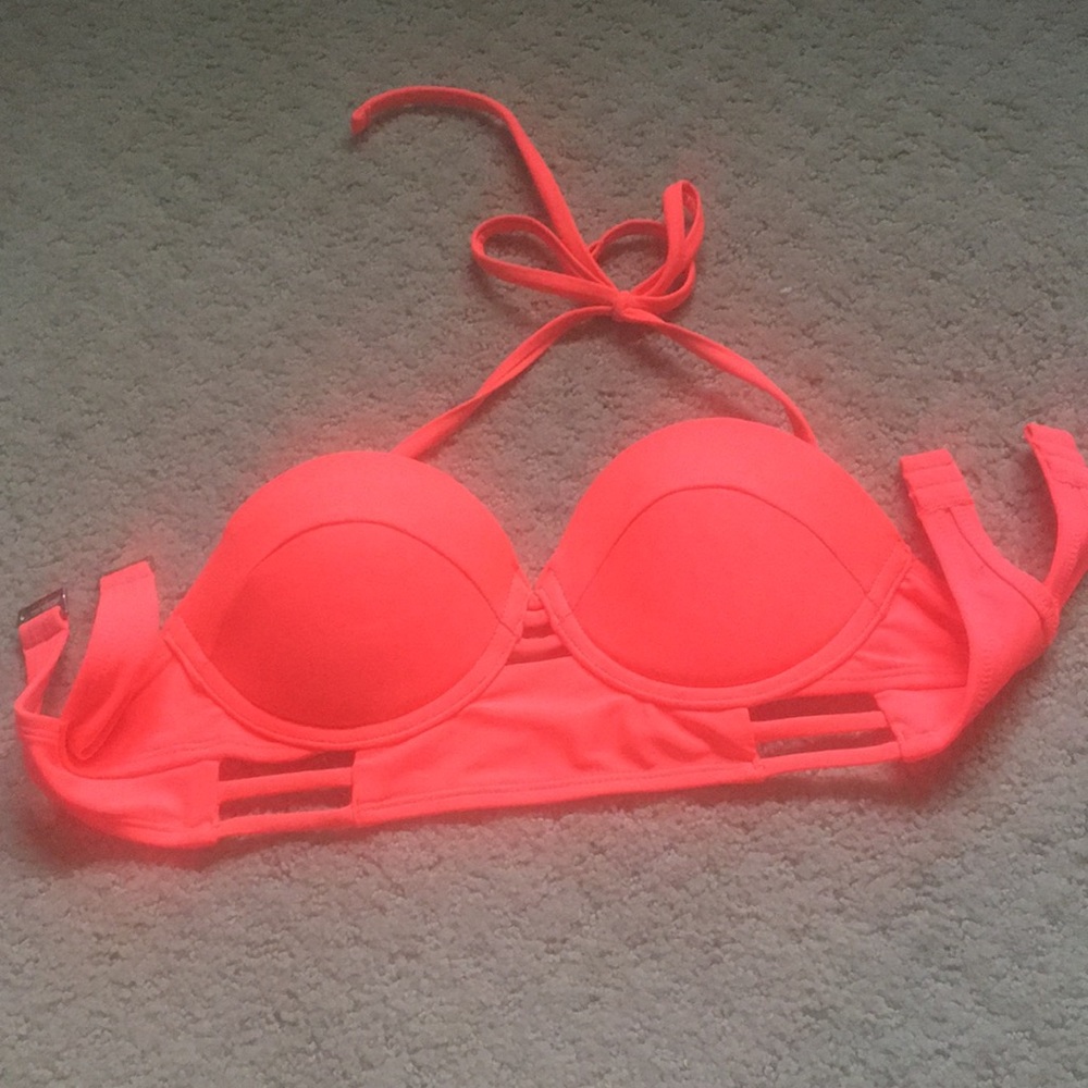 neon pink bikini